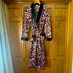 Silky Floral Floor Length Robe | 90’s VINTAGE | by Kathryn